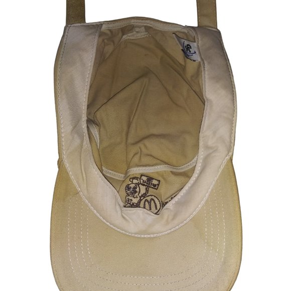 Vintage McDonalds SPEEDEE A Tradition of Excellence Tan Hook and Loop Cadet Hat - Picture 6 of 10